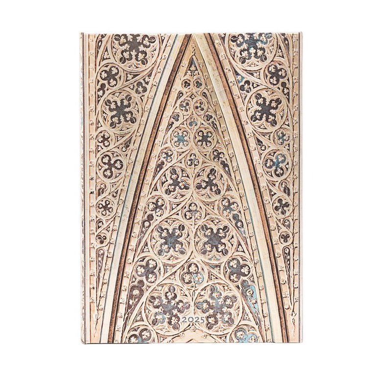 Kalender 2025 Paperblanks Midi VpU horisontal - Vault of the Milan Cathedral, Övrigt