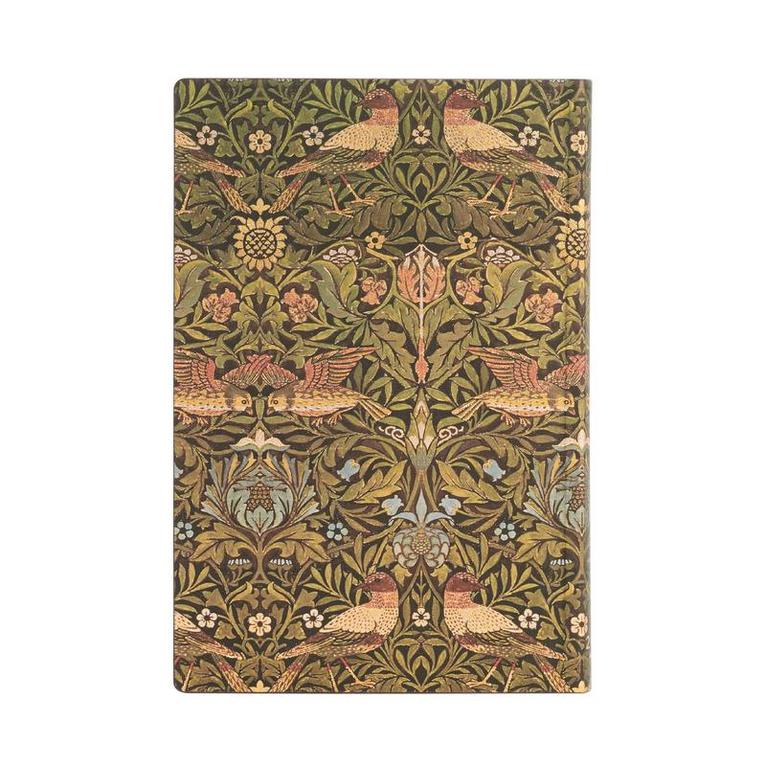 Kalender 2025 Paperblanks Mini flexi VpU horisontal - Morris Birds, Övrigt
