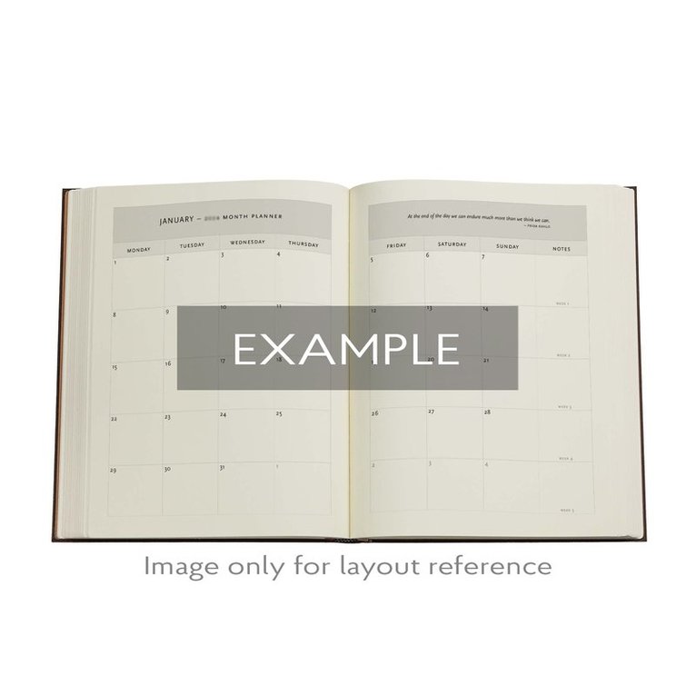 Kalender 2025 Paperblanks Ultra Business planner VpU vertikal - Azure, Övrigt