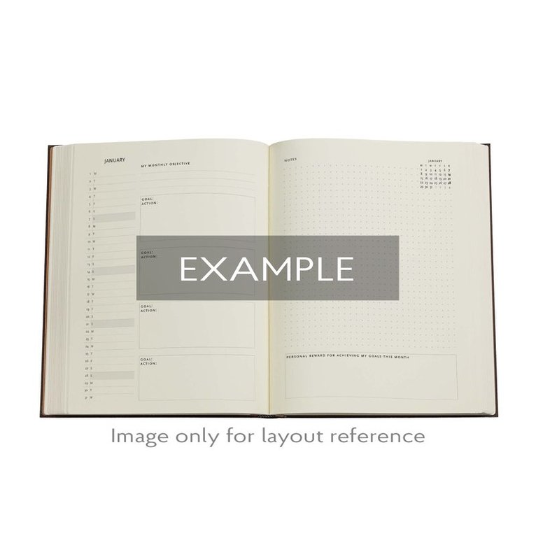 Kalender 2025 Paperblanks Ultra Business planner VpU vertikal - Azure, Övrigt