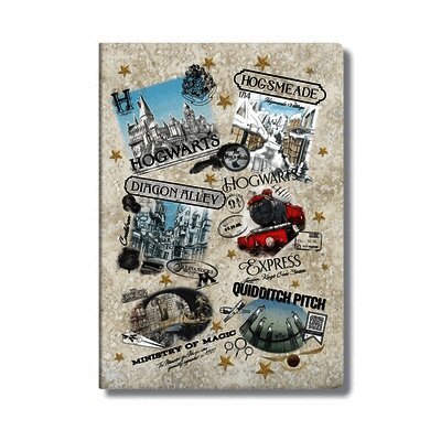 Paperblanks - The Wizarding World (Harry Potter Collection) A6 Lined Cahier, Häftad
