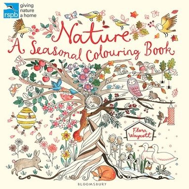 bokomslag RSPB Nature: A Seasonal Colouring Book