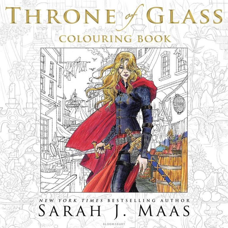 The Throne of Glass Colouring Book 1