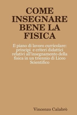 COME INSEGNARE BENE LA FISICA 1