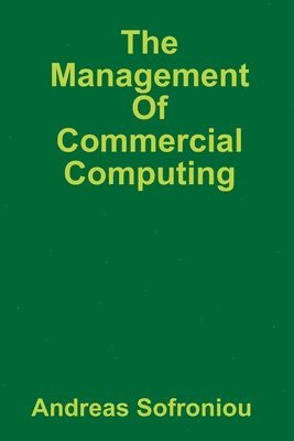 bokomslag Management Of Commercial Computing