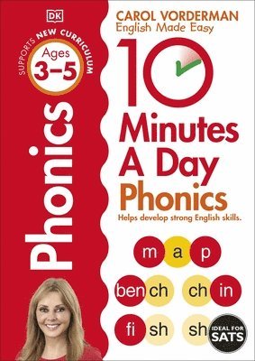 Carol Vorderman - 10 Minutes A Day Phonics, Ages 3-5 (Preschool), Häftad