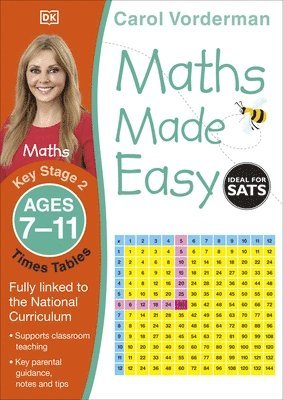 Carol Vorderman - Maths Made Easy: Times Tables, Ages 7-11 (Key Stage 2), Häftad