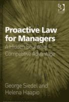 bokomslag Proactive Law for Managers