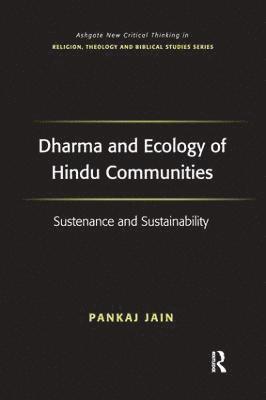 Dharma and Ecology of Hindu Communities 1