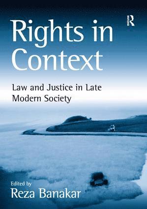Reza Banakar - Rights in Context, Inbunden