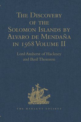 The Discovery of the Solomon Islands by Alvaro de Mendaa in 1568 1