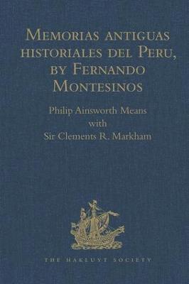 bokomslag Memorias antiguas historiales del Peru, by Fernando Montesinos