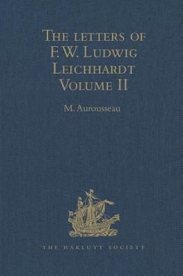 bokomslag The Letters of F.W. Ludwig Leichhardt