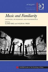 bokomslag Music and Familiarity