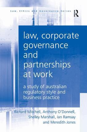 Richard Mitchell, Anthony O'Donnell, Shelley Marshall, Ian Ramsay - Law, Corporate Governance and Partnerships at Work, Inbunden