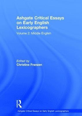 Ashgate Critical Essays on Early English Lexicographers 1