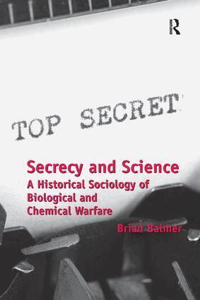Brian Balmer - Secrecy and Science, Inbunden
