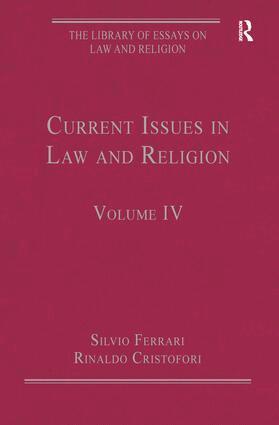 Silvio Ferrari - Current Issues in Law and Religion, Inbunden