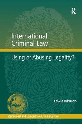 Edwin Bikundo - International Criminal Law, Inbunden