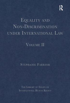 Stephanie Farrior - Equality and Non-Discrimination under International Law, Inbunden