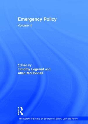 Allan McConnell, Timothy Legrand - Emergency Policy, Inbunden