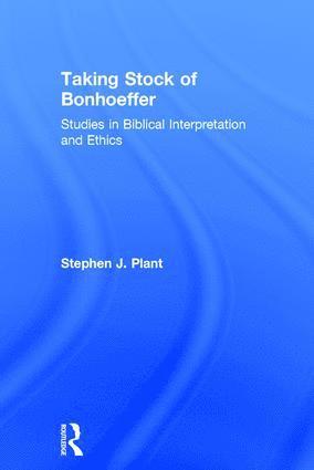 bokomslag Taking Stock of Bonhoeffer