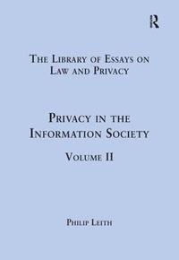 bokomslag Privacy in the Information Society