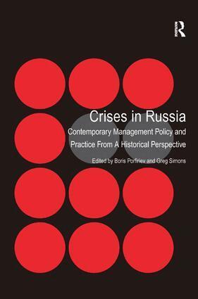 Boris Porfiriev, Greg Simons - Crises in Russia, Inbunden