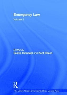 bokomslag Emergency Law