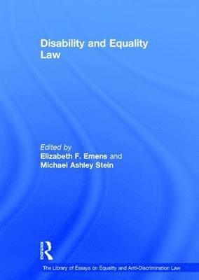 bokomslag Disability and Equality Law