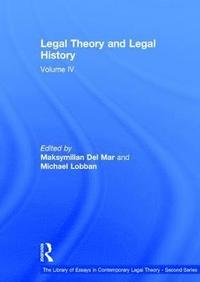 bokomslag Legal Theory and Legal History