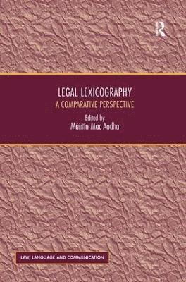 Legal Lexicography 1