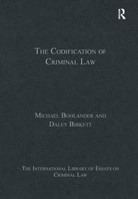 bokomslag The Codification of Criminal Law