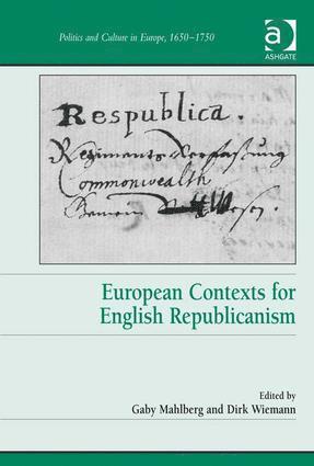 bokomslag European Contexts for English Republicanism