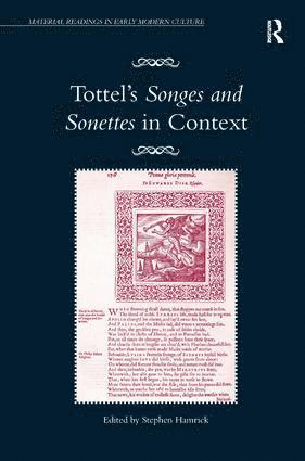 bokomslag Tottel's Songes and Sonettes in Context