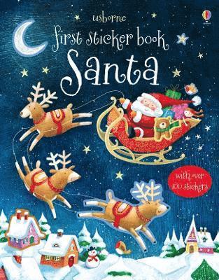 bokomslag First Sticker Book Santa