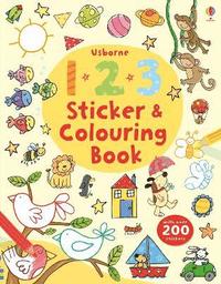 bokomslag 123 Sticker and Colouring book