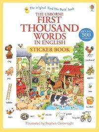 bokomslag First Thousand Words in English Sticker Book