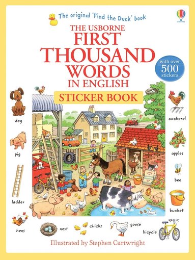 bokomslag First Thousand Words in English Sticker Book