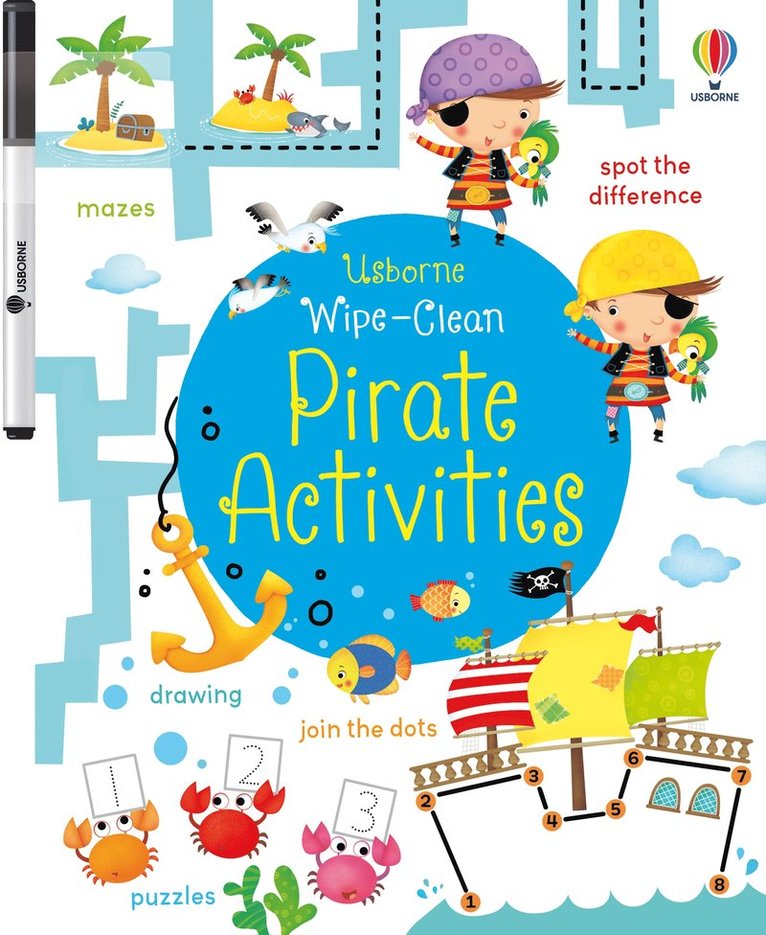 Kirsteen Robson - Wipe-Clean Pirate Activities, Häftad