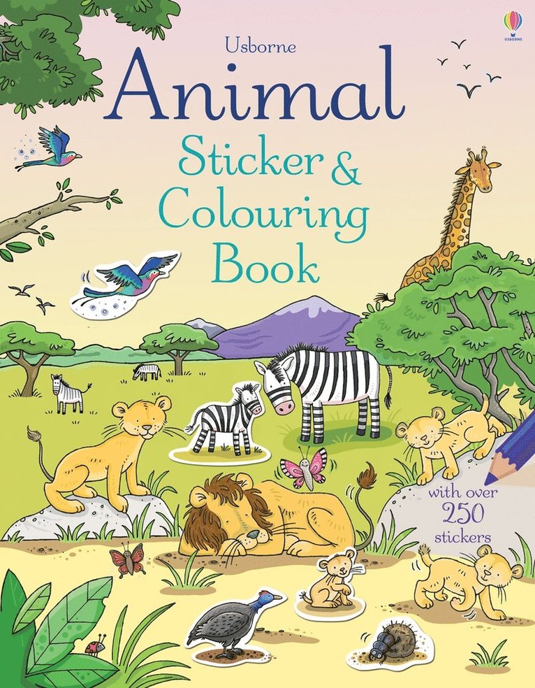 Jessica Greenwell - Animal Sticker and Colouring Book, Häftad