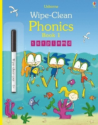 bokomslag Wipe-clean Phonics book 1
