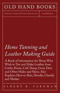 bokomslag Home Tanning And Leather Making Guide