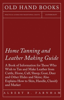 bokomslag Home Tanning And Leather Making Guide