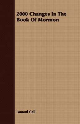 2000 Changes In The Book Of Mormon