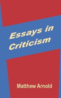 Essays in Criticism 1