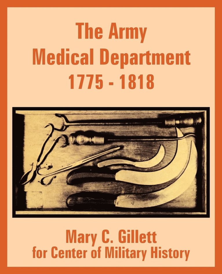 Army Medical Department 1775 - 1818