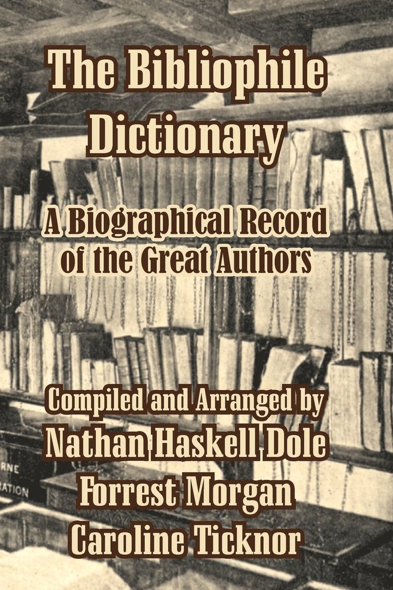 The Bibliophile Dictionary 1