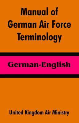 bokomslag Manual of German Air Force Terminology