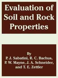bokomslag Evaluation of Soil and Rock Properties